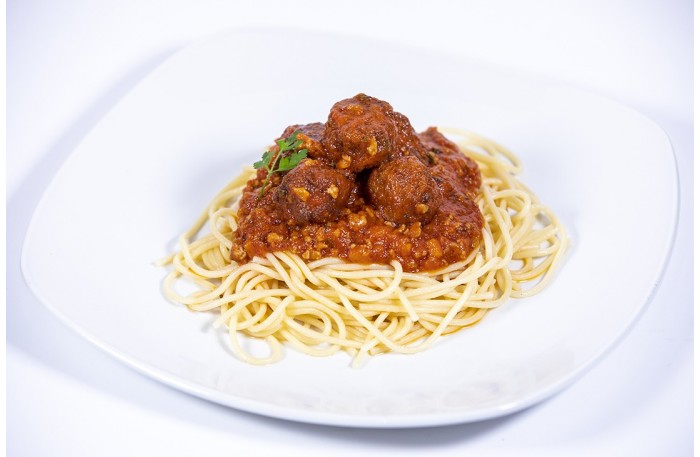 ▷ Espaguetis a la boloñesa con albondigas de pollo | ¡PIDE YA! ▷ Espaguetis a la boloñesa con albondigas de pollo | ¡PIDE YA!