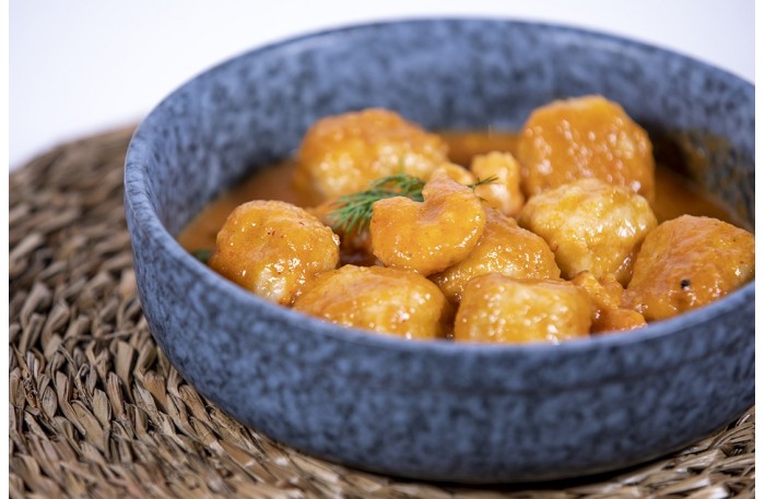 ▷ Albóndigas de merluza con salsa de camarón rojo | ¡Pide YA! ▷ Albóndigas de merluza con salsa de camarón rojo | ¡Pide YA!