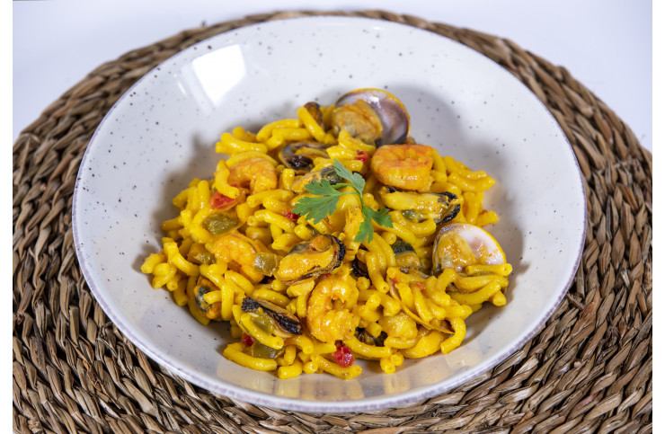 Fideua de mariscos