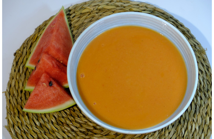Salmorejo de sandía Salmorejo de sandía