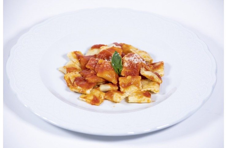 ▷ Ravioli de carne arrabiata | Hortelana del Sur